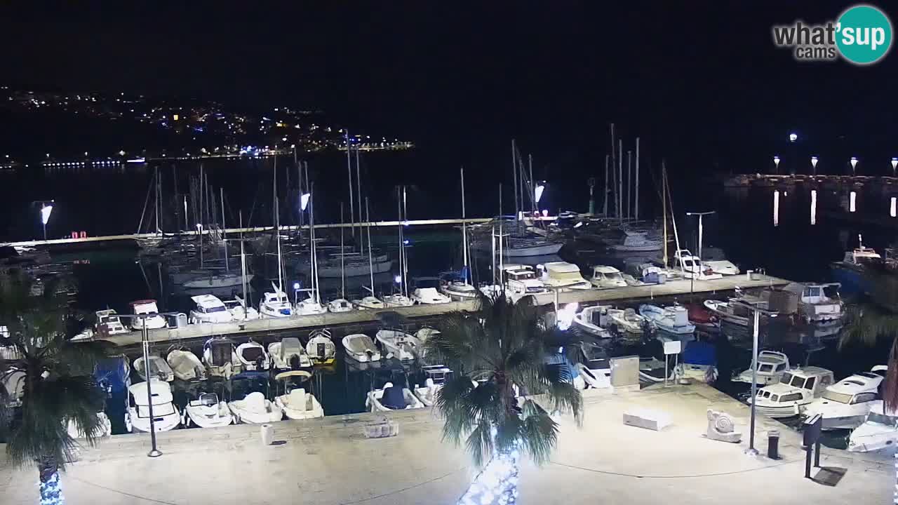 Webcam Capodistria – marina e lungo mare dall’Hotel Grand Koper