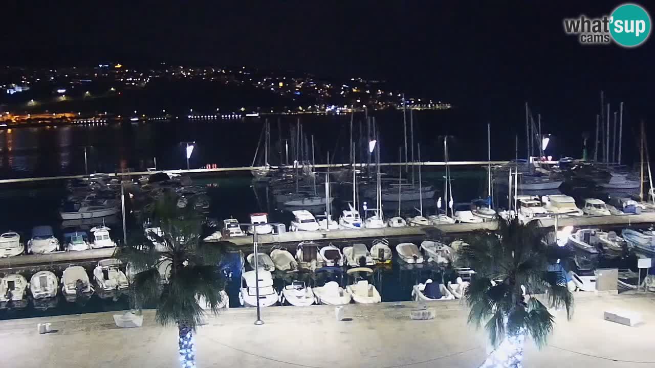 Web kamera Koper – marina i promenada – hotel Grand Koper