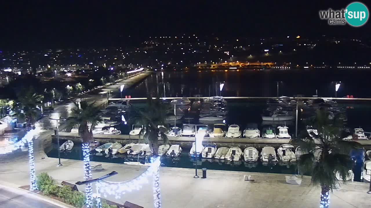 Web kamera Koper – marina i promenada – hotel Grand Koper