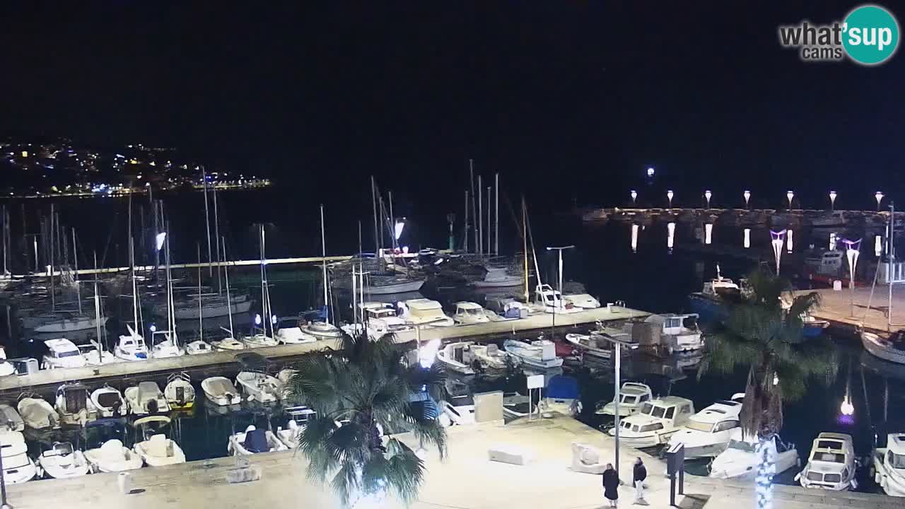 Webcam Capodistria – marina e lungo mare dall’Hotel Grand Koper