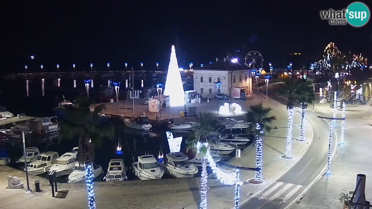 Camera en vivo Koper – puerto deportivo y paseo marítimo desde el Hotel Grand Koper