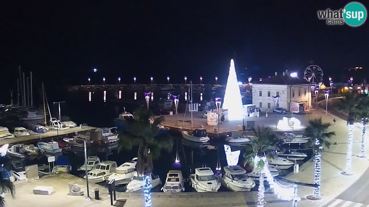Web kamera Koper – marina i promenada – hotel Grand Koper