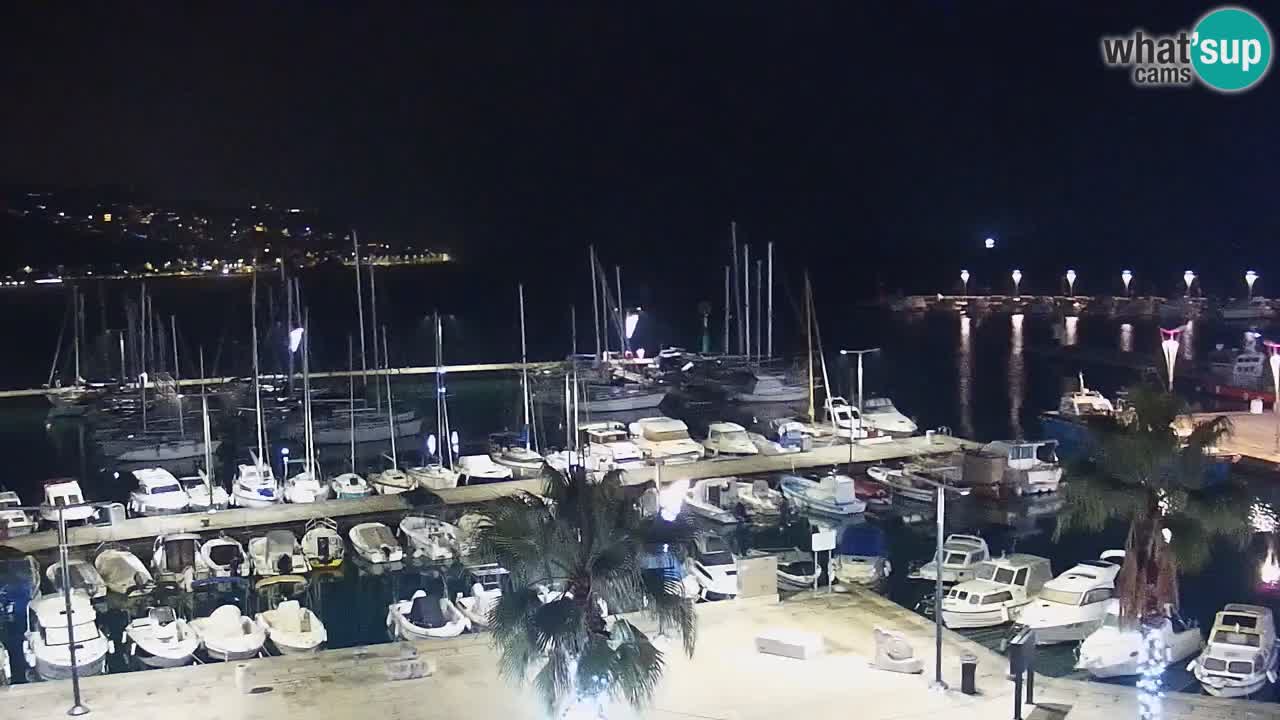 Webcam Capodistria – marina e lungo mare dall’Hotel Grand Koper