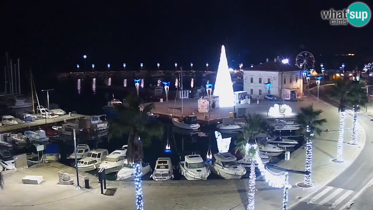 Web kamera Koper – marina i promenada – hotel Grand Koper