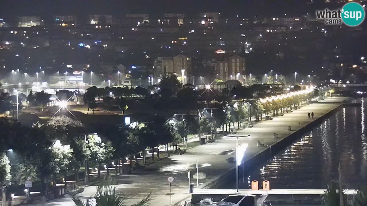 Webcam Koper – Panorama de la marina et de la promenade depuis le Grand Hotel Koper