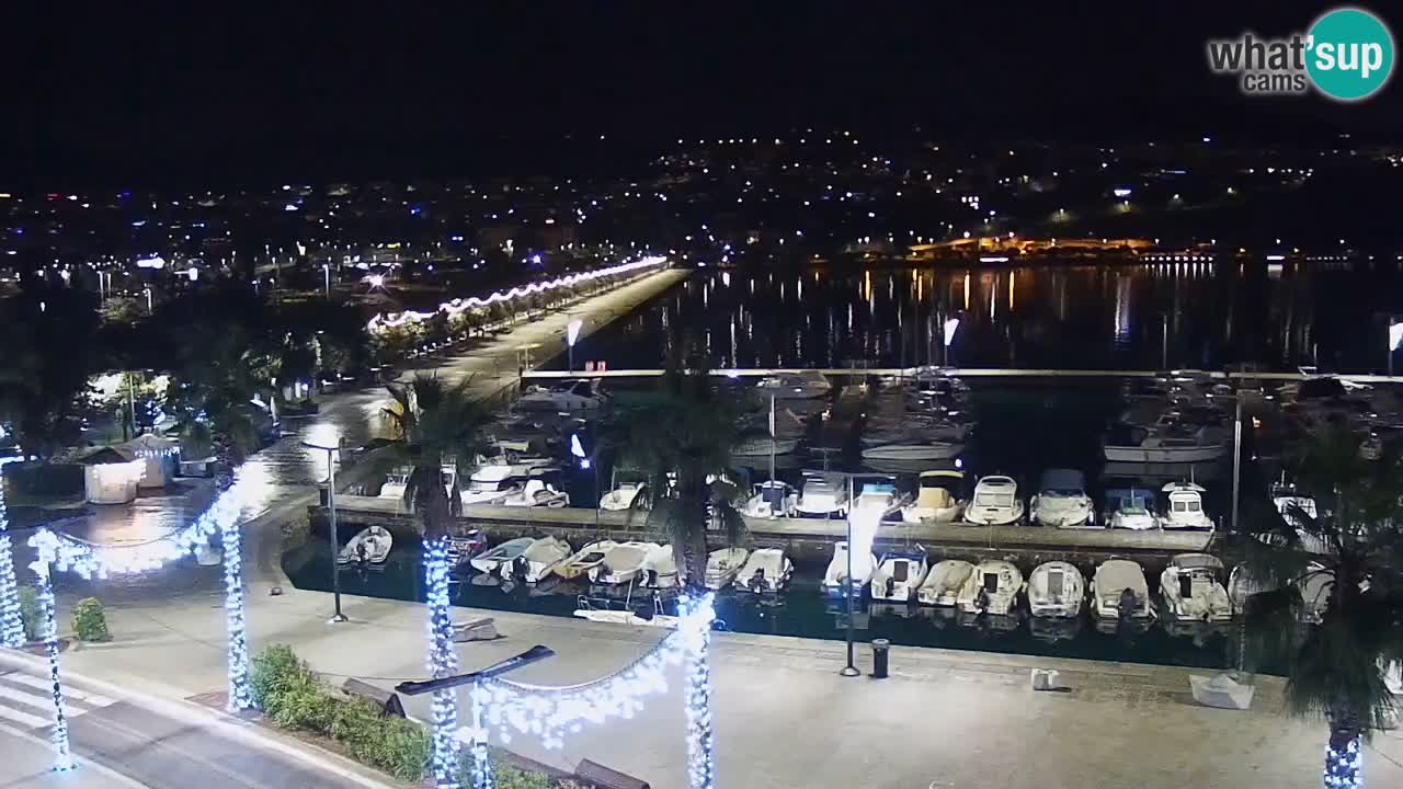 Web kamera Koper – marina i promenada – hotel Grand Koper