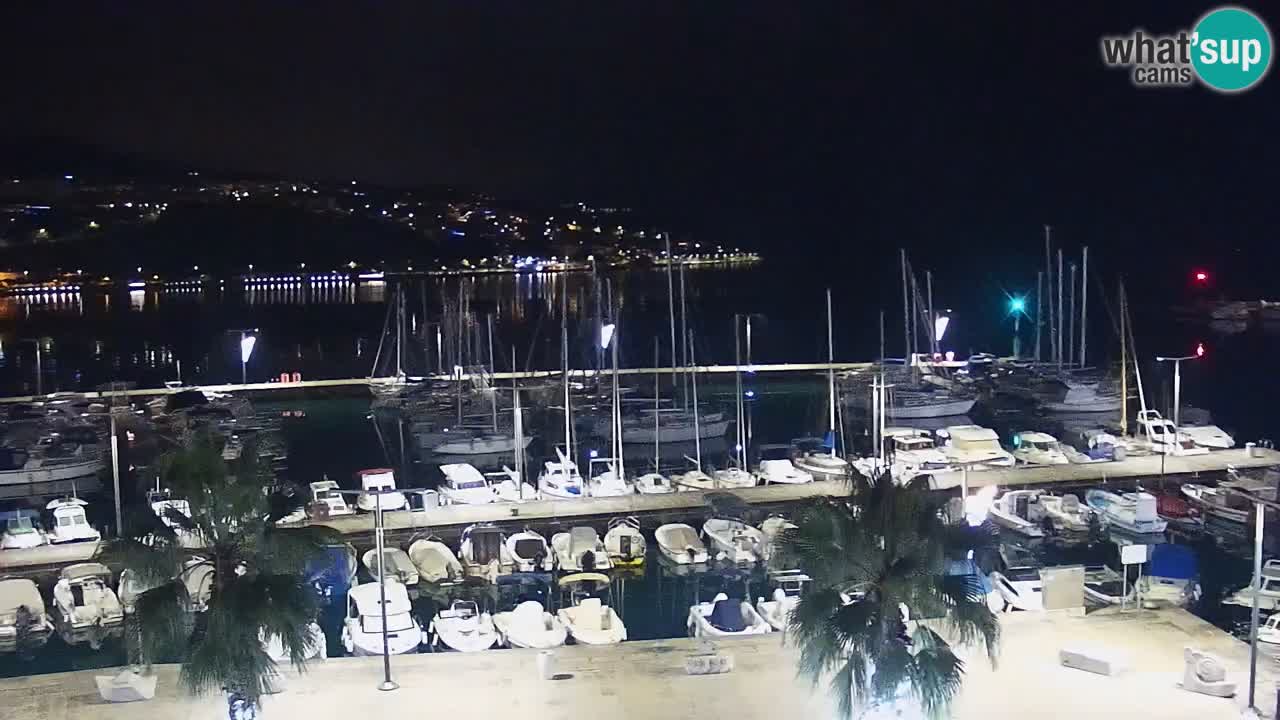 Web kamera Koper – marina i promenada – hotel Grand Koper