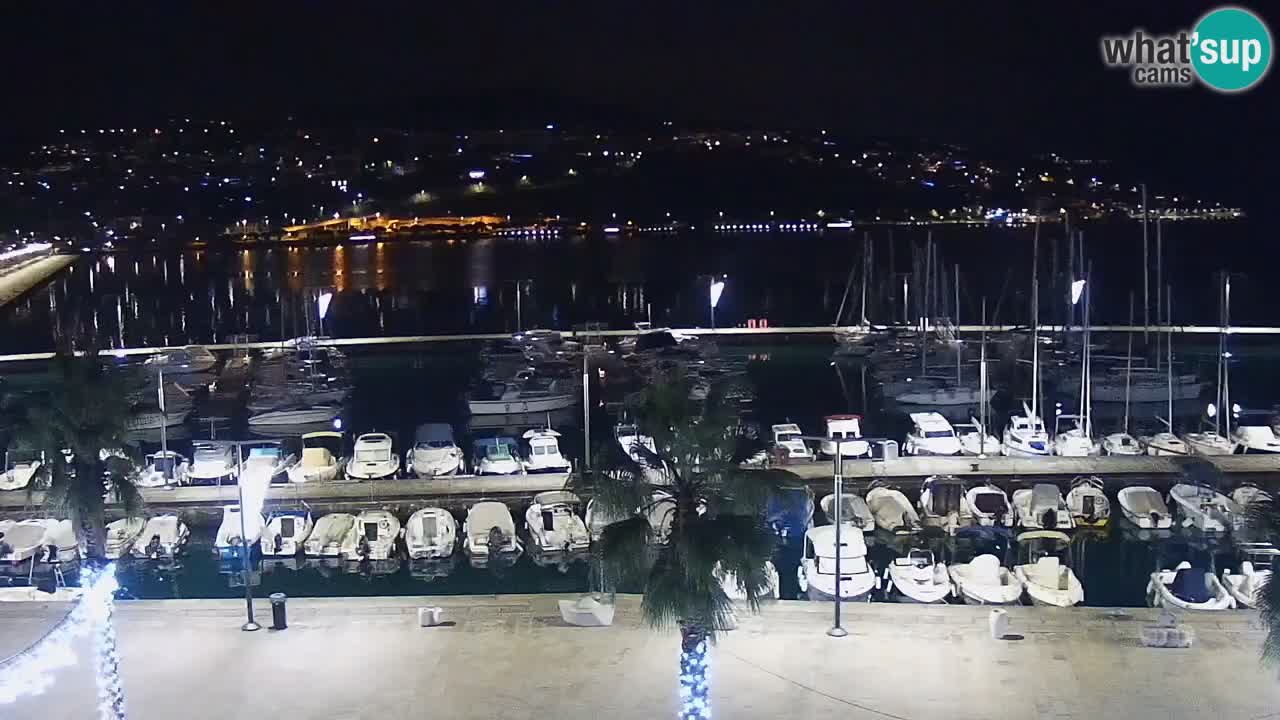 Web kamera Koper – marina i promenada – hotel Grand Koper