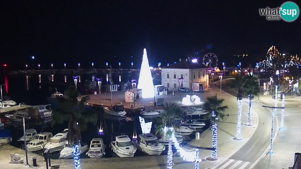 Web kamera Koper – marina i promenada – hotel Grand Koper