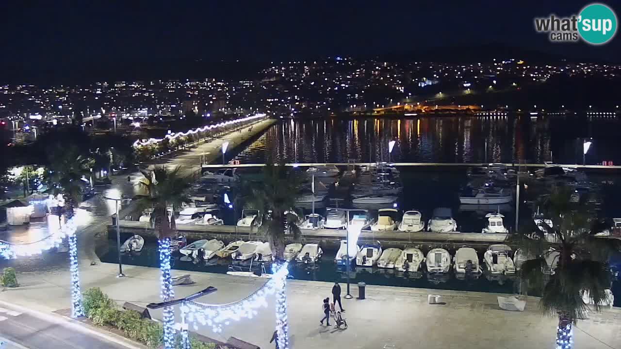Webcam Capodistria – marina e lungo mare dall’Hotel Grand Koper