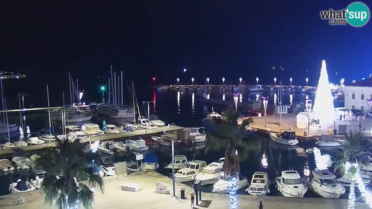 Camera en vivo Koper – puerto deportivo y paseo marítimo desde el Hotel Grand Koper
