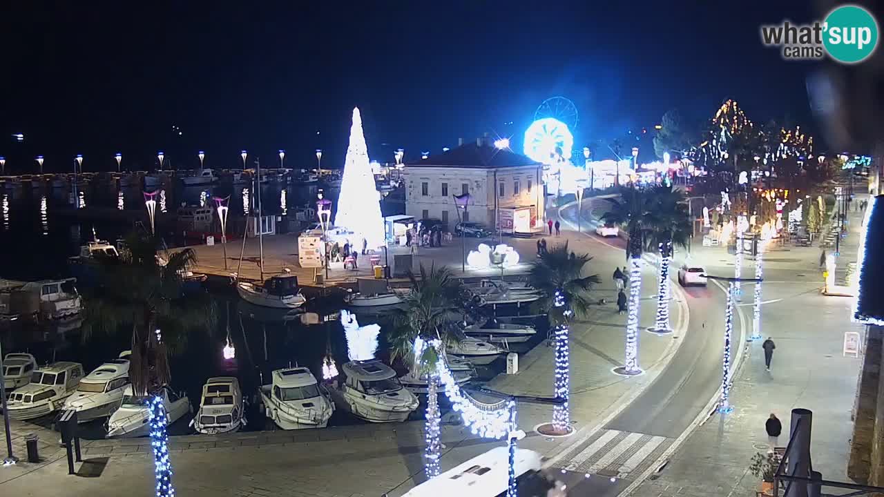 Web kamera Koper – marina i promenada – hotel Grand Koper