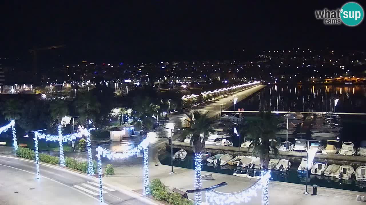 Webcam Capodistria – marina e lungo mare dall’Hotel Grand Koper