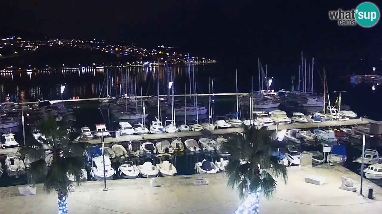 Web kamera Koper – marina i promenada – hotel Grand Koper