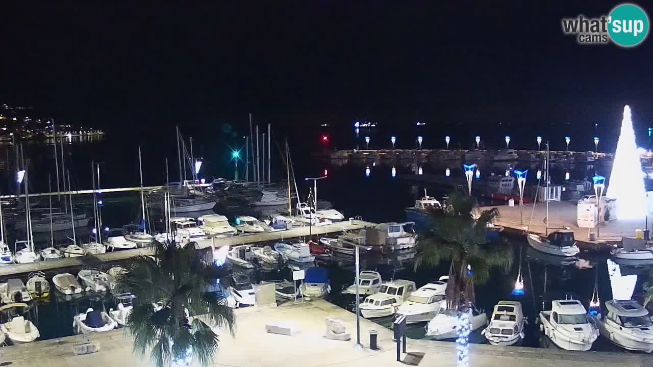 Webcam Capodistria – marina e lungo mare dall’Hotel Grand Koper