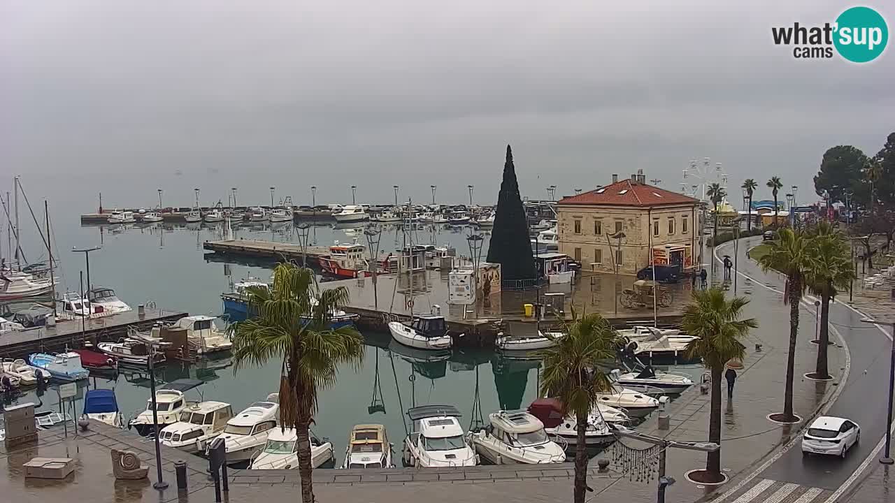 Web kamera Koper – marina i promenada – hotel Grand Koper