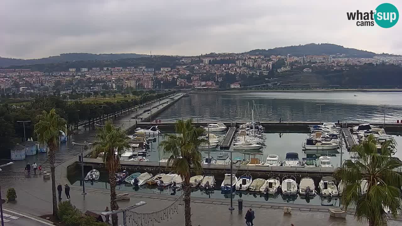 Web kamera Koper – marina i promenada – hotel Grand Koper