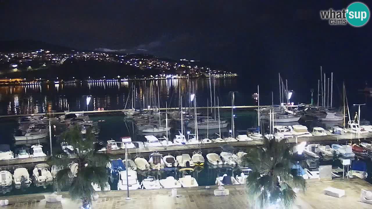 Webcam en direct du port de Koper – port de croisière et de fret – Slovénie