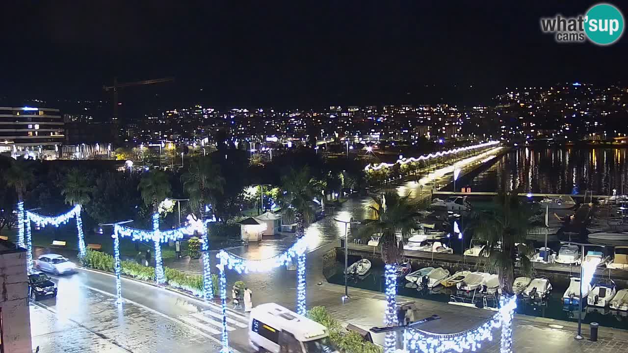 Webcam Capodistria – marina e lungo mare dall’Hotel Grand Koper