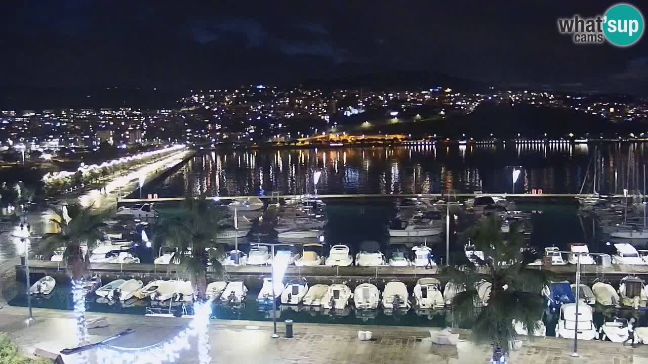 Spletna kamera Koper – Panorama na marino in promenado s Hotela Grand Koper