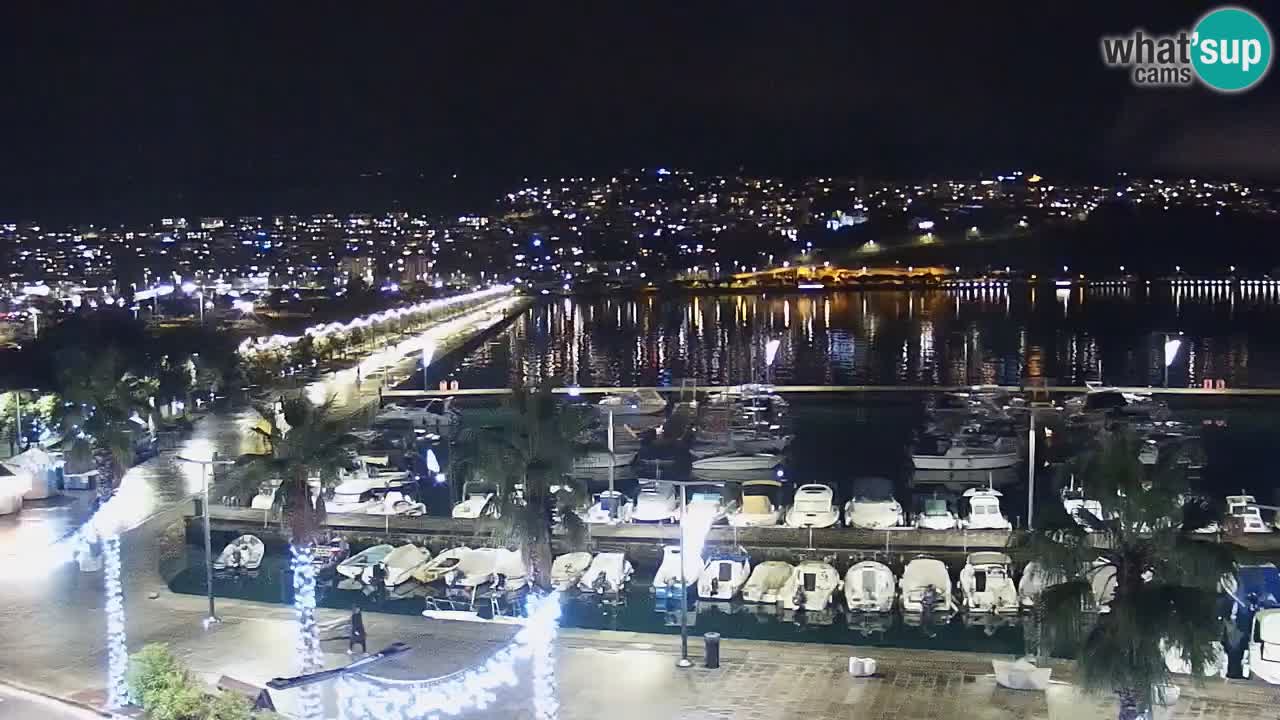 Webcam Capodistria – marina e lungo mare dall’Hotel Grand Koper