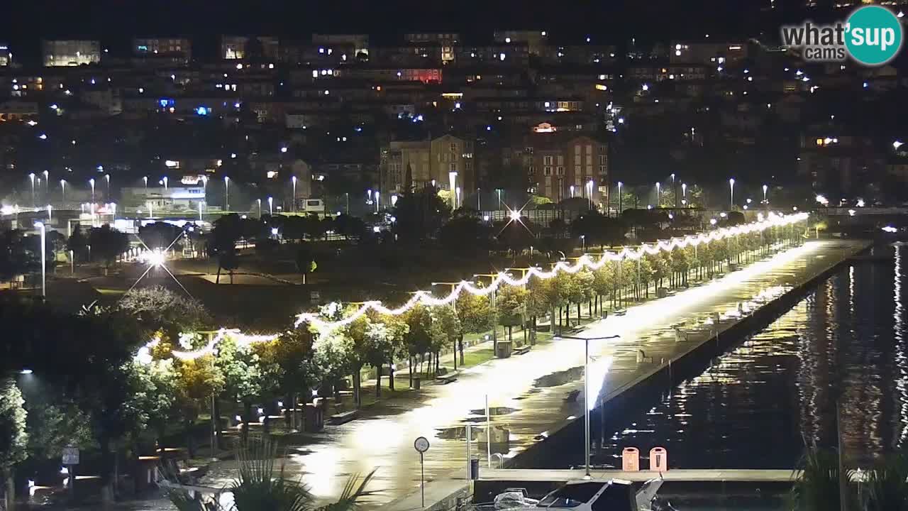 Camera en vivo Koper – puerto deportivo y paseo marítimo desde el Hotel Grand Koper