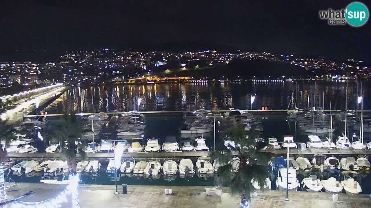 Webcam Capodistria – marina e lungo mare dall’Hotel Grand Koper