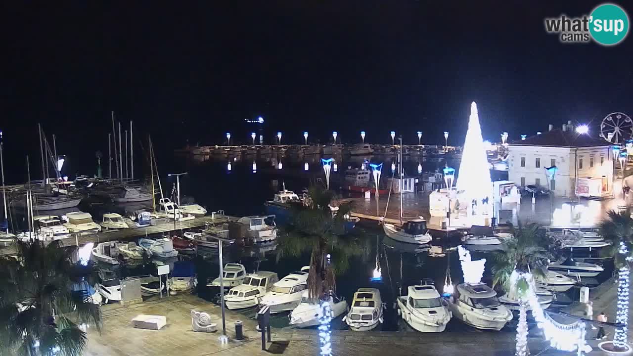 Web kamera Koper – marina i promenada – hotel Grand Koper