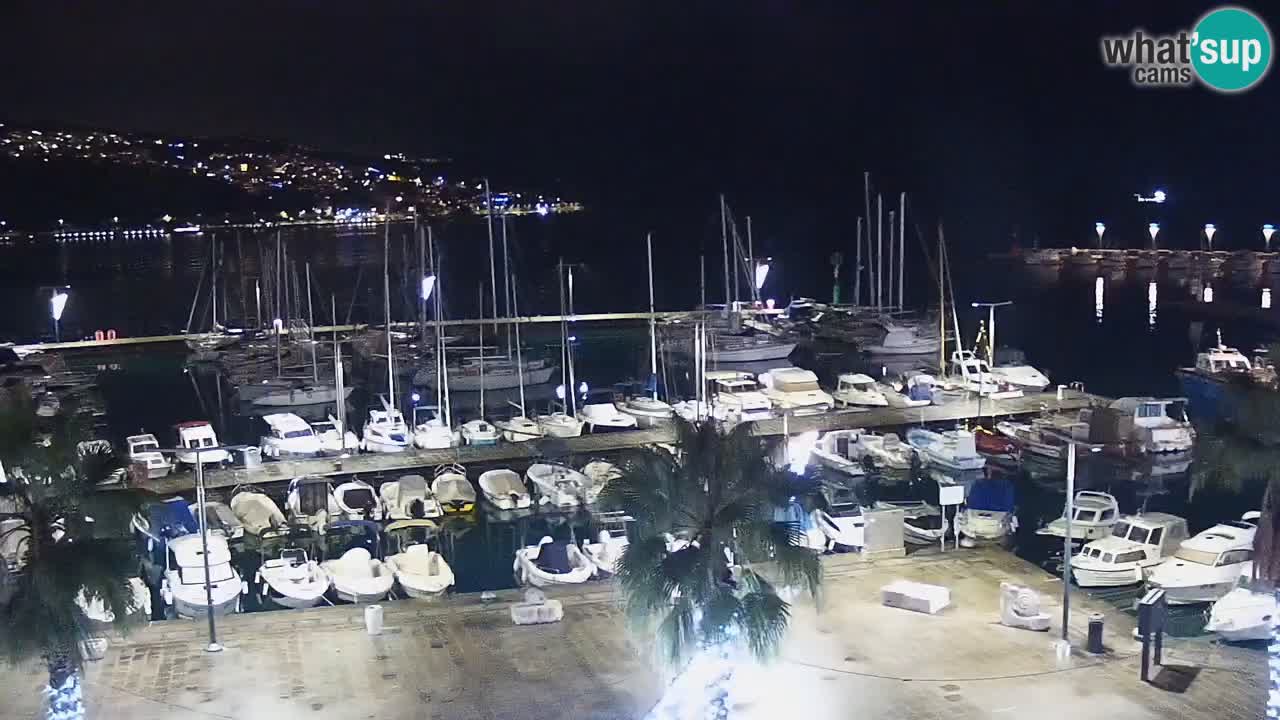 Web kamera Koper – marina i promenada – hotel Grand Koper