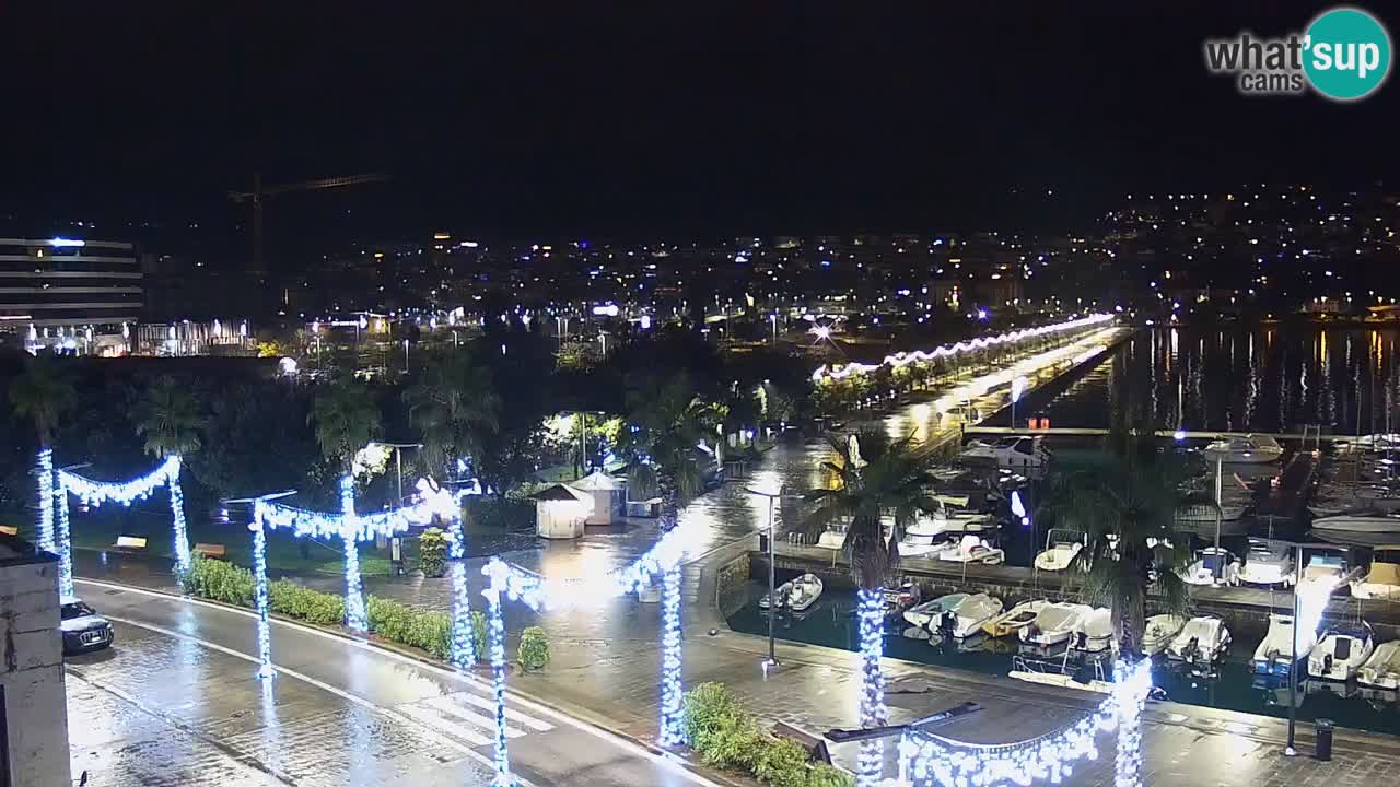 Camera en vivo Koper – puerto deportivo y paseo marítimo desde el Hotel Grand Koper