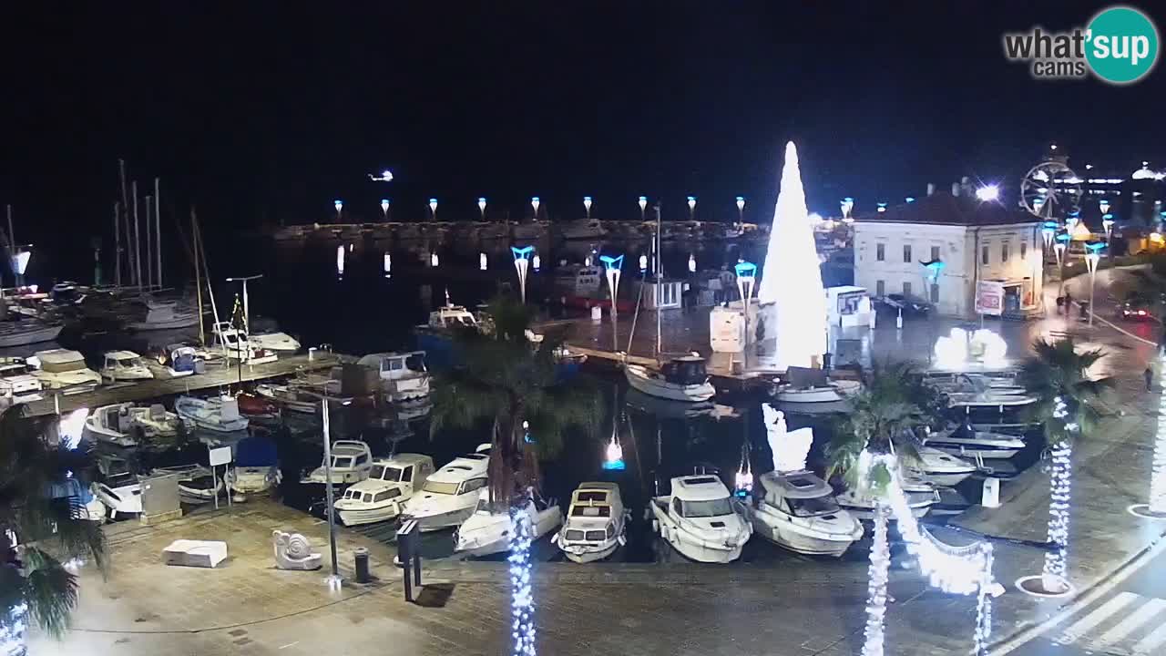 Web kamera Koper – marina i promenada – hotel Grand Koper