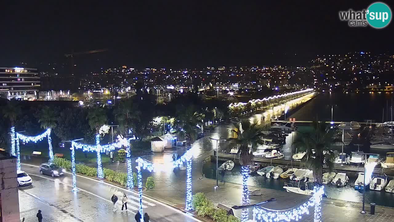 Web kamera Koper – marina i promenada – hotel Grand Koper