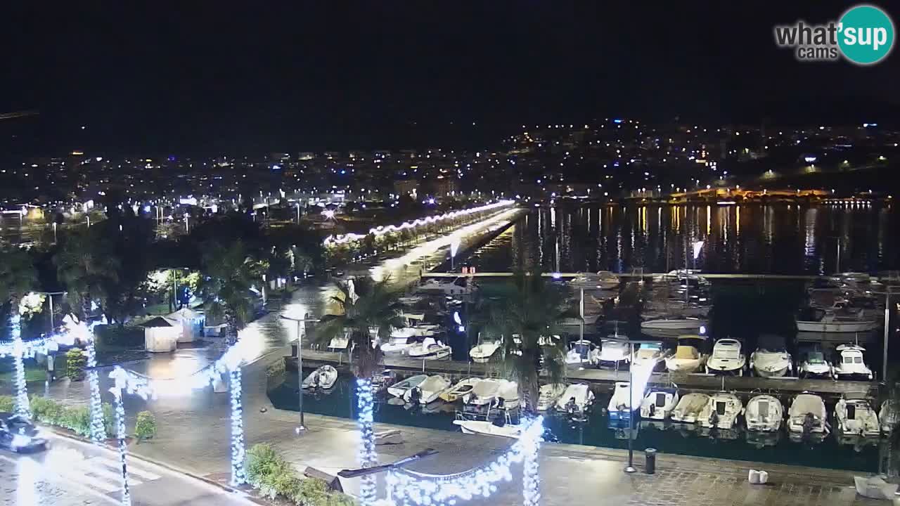 Webcam Capodistria – marina e lungo mare dall’Hotel Grand Koper
