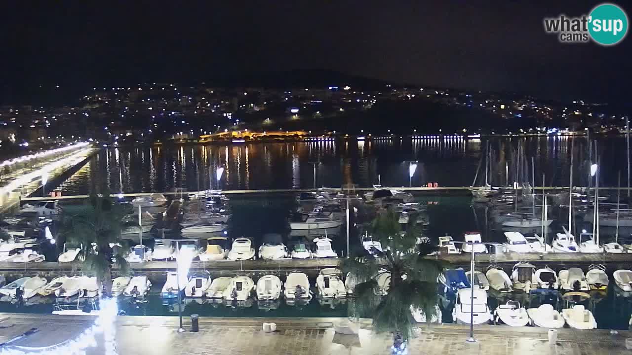 Web kamera Koper – marina i promenada – hotel Grand Koper