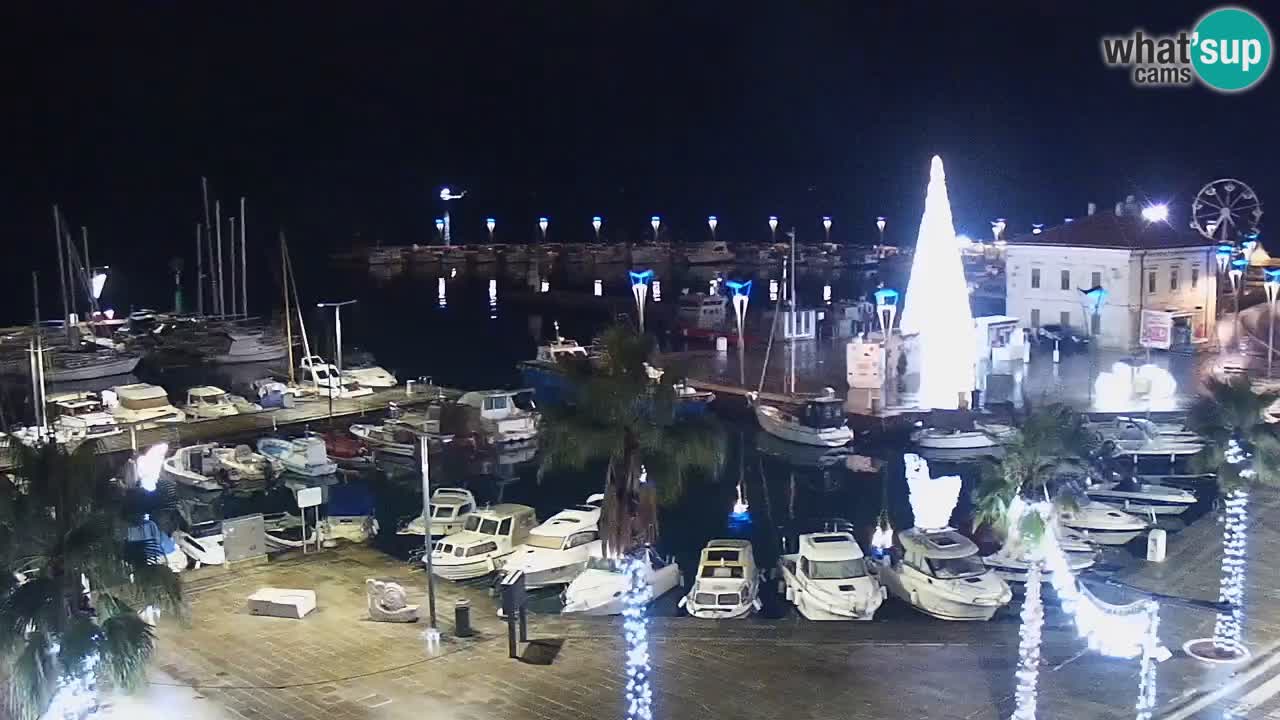 Web kamera Koper – marina i promenada – hotel Grand Koper