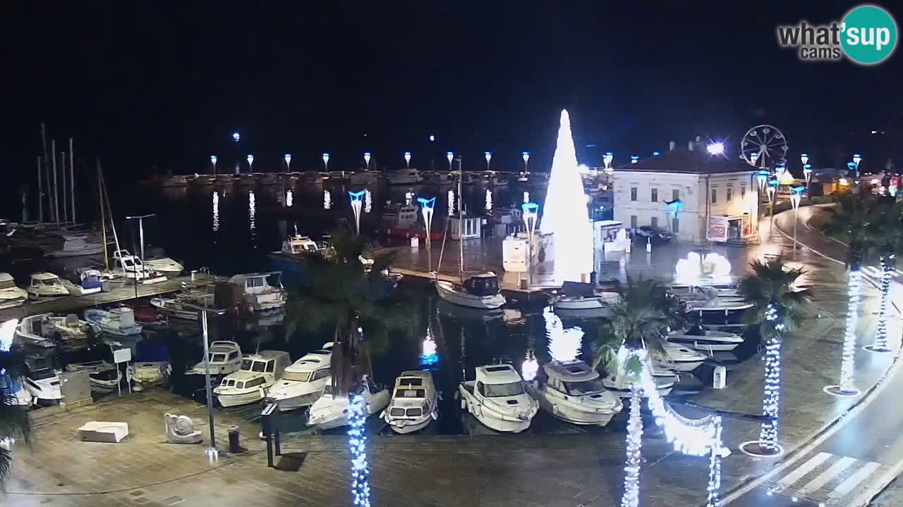 Luka Kopar uživo web kamera – Turistički terminal i teretna luka – Slovenija