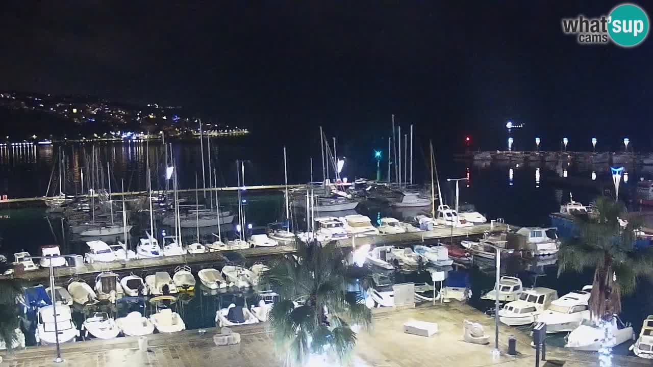 Web kamera Koper – marina i promenada – hotel Grand Koper