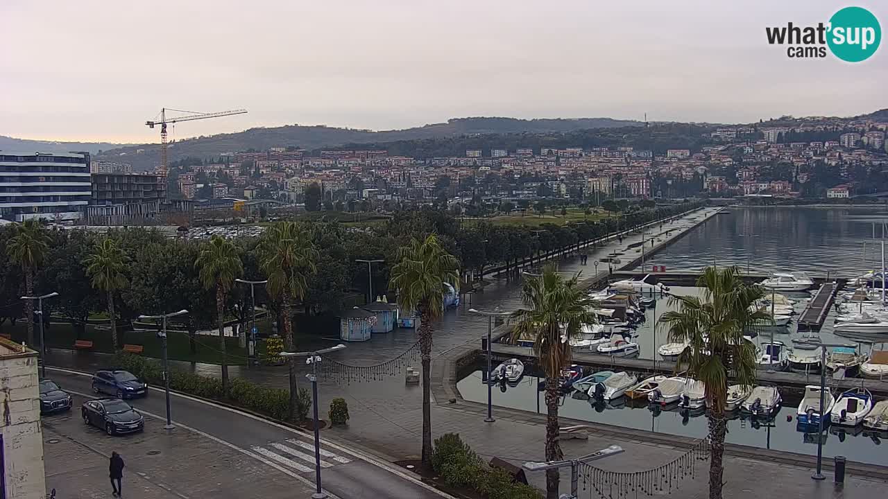 The Port of Koper live webcam – cruise and cargo port – Slovenia
