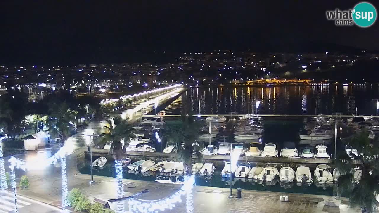 Web kamera Koper – marina i promenada – hotel Grand Koper