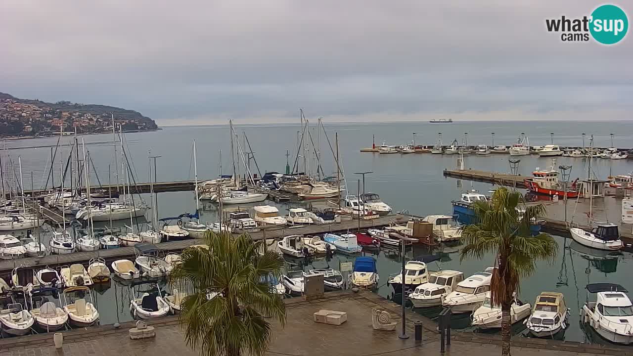 Web kamera Koper – marina i promenada – hotel Grand Koper