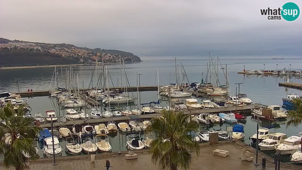 Web kamera Koper – marina i promenada – hotel Grand Koper