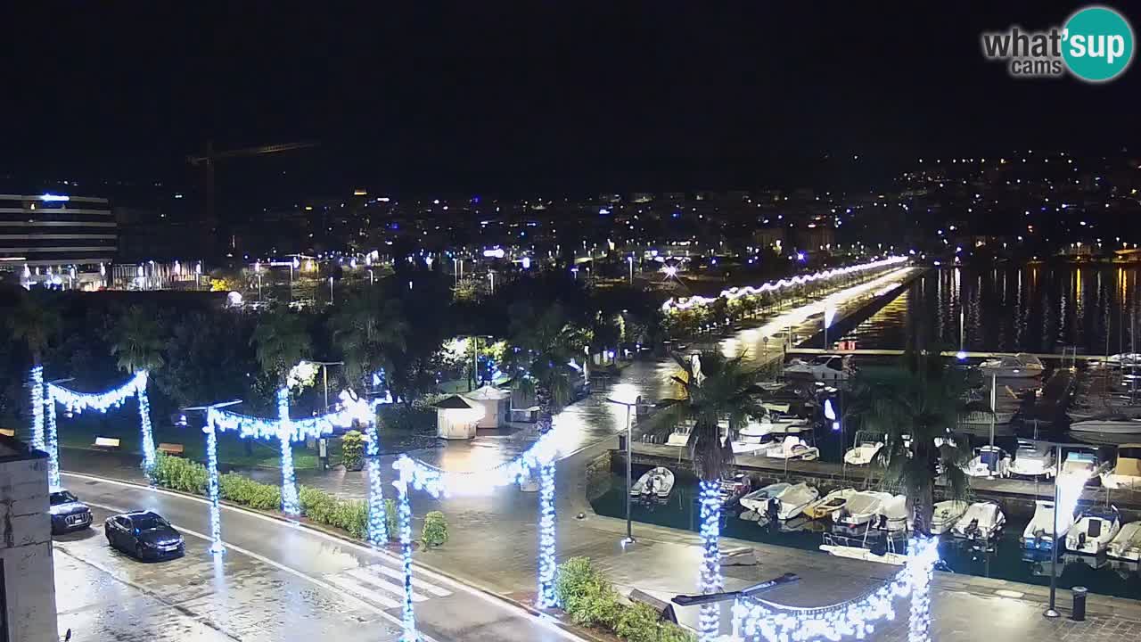 Camera en vivo Koper – puerto deportivo y paseo marítimo desde el Hotel Grand Koper