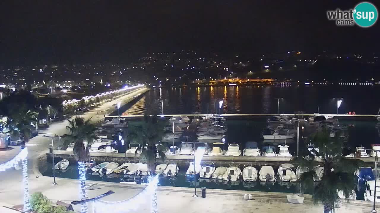 Web kamera Koper – marina i promenada – hotel Grand Koper