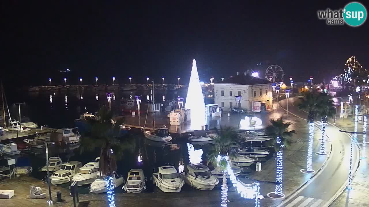 Web kamera Koper – marina i promenada – hotel Grand Koper