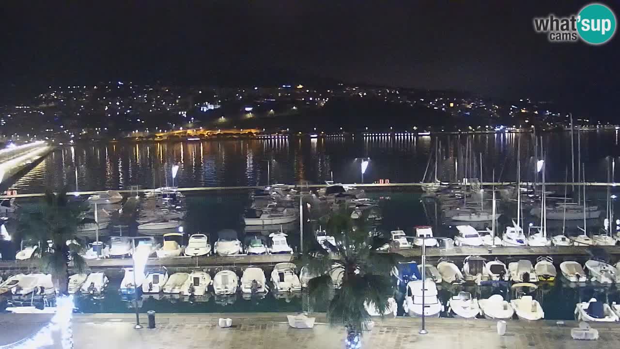 Web kamera Koper – marina i promenada – hotel Grand Koper