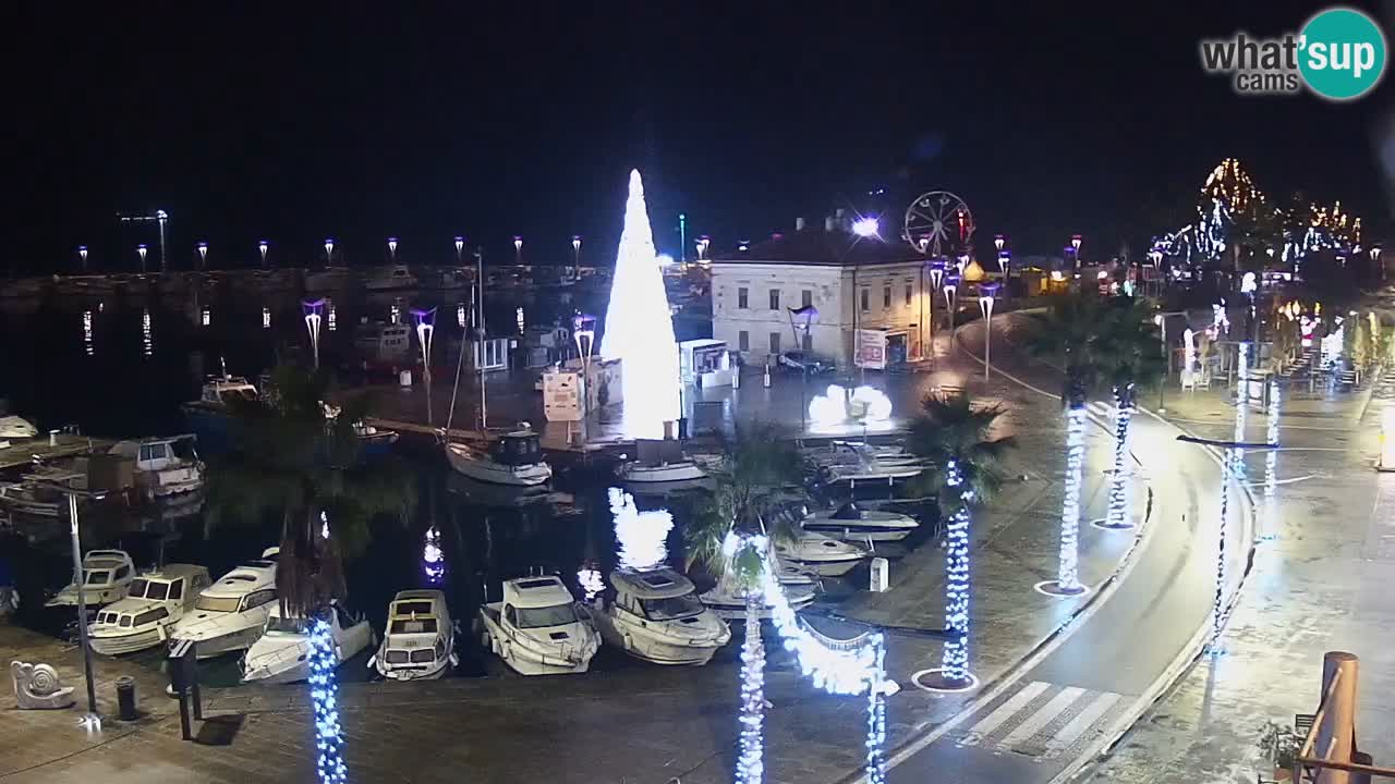 Web kamera Koper – marina i promenada – hotel Grand Koper