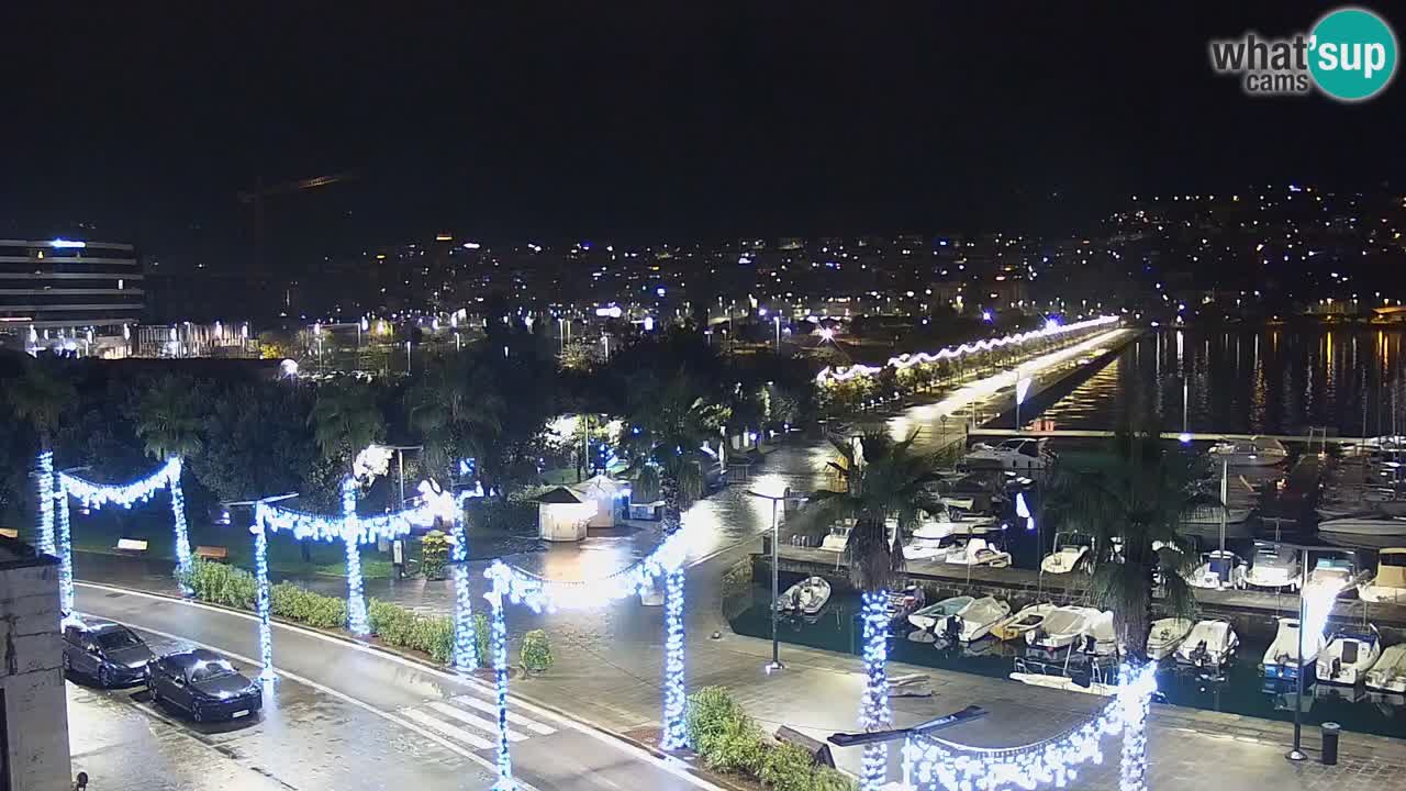 Spletna kamera Koper – Panorama na marino in promenado s Hotela Grand Koper