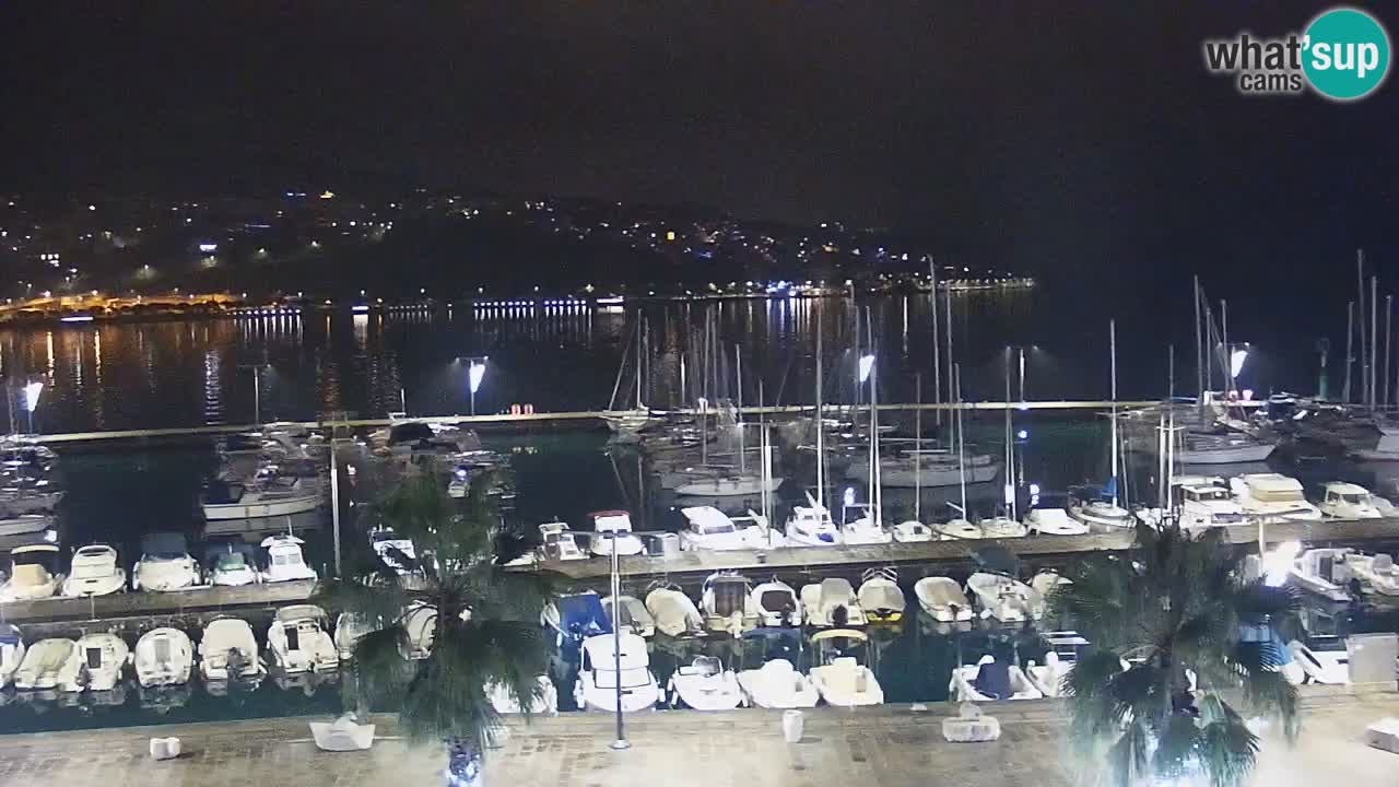 Web kamera Koper – marina i promenada – hotel Grand Koper