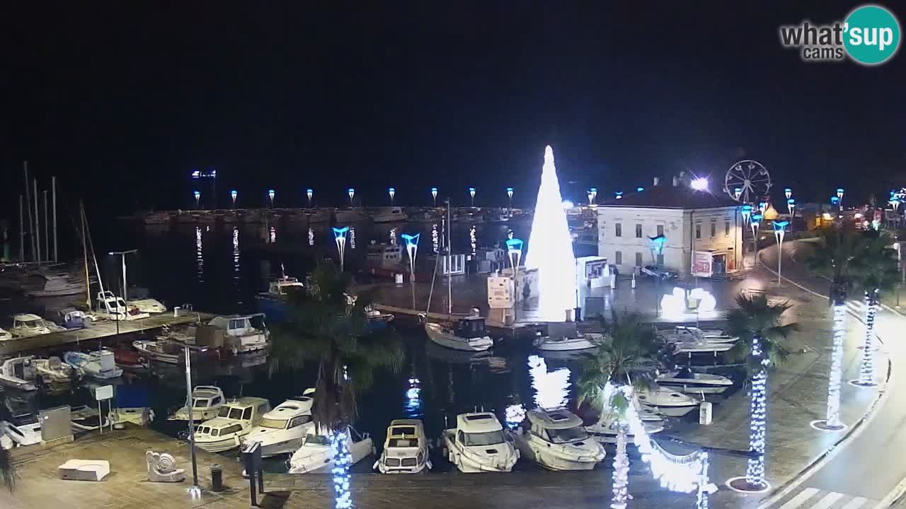 Web kamera Koper – marina i promenada – hotel Grand Koper