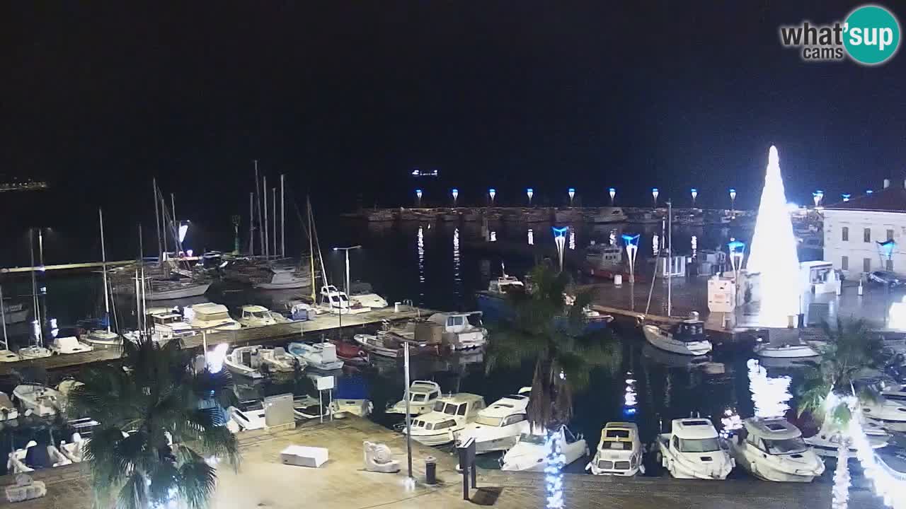 Web kamera Koper – marina i promenada – hotel Grand Koper